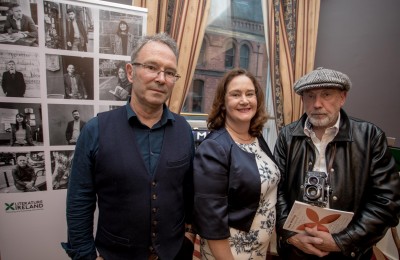 Mike McCormack, Sinéad Mac Aodha and John Minihan