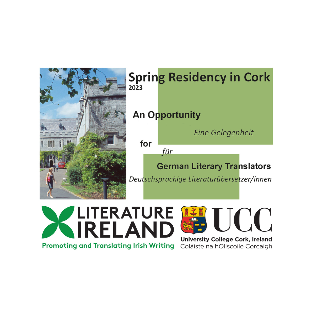 Literature Ireland Literary Translation Residency in Cork 2023